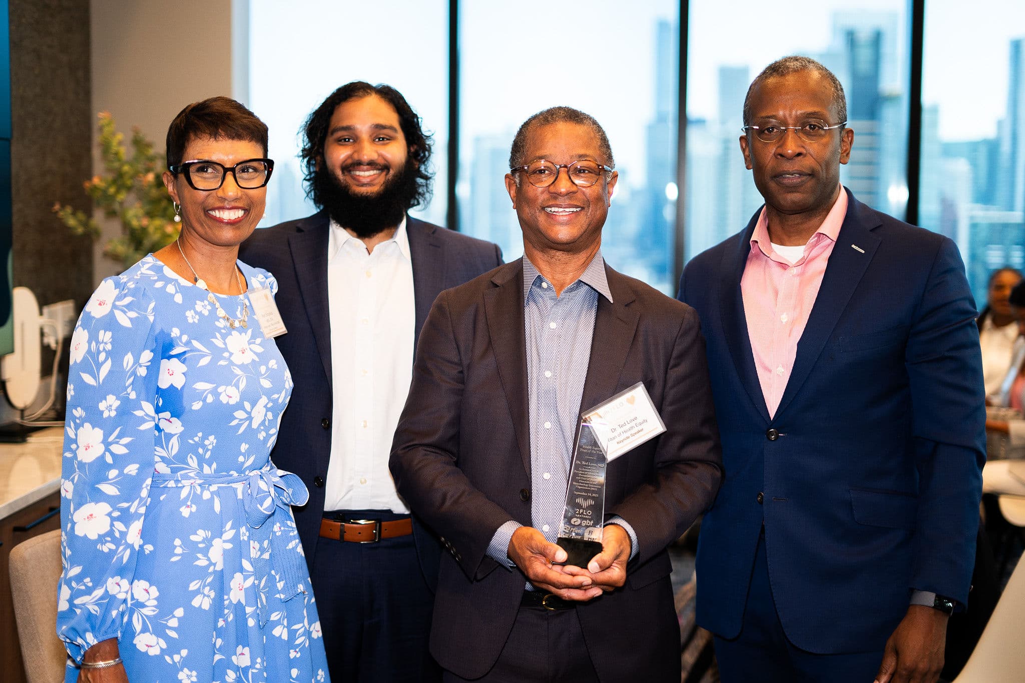 2Flo Ventures team receiving award