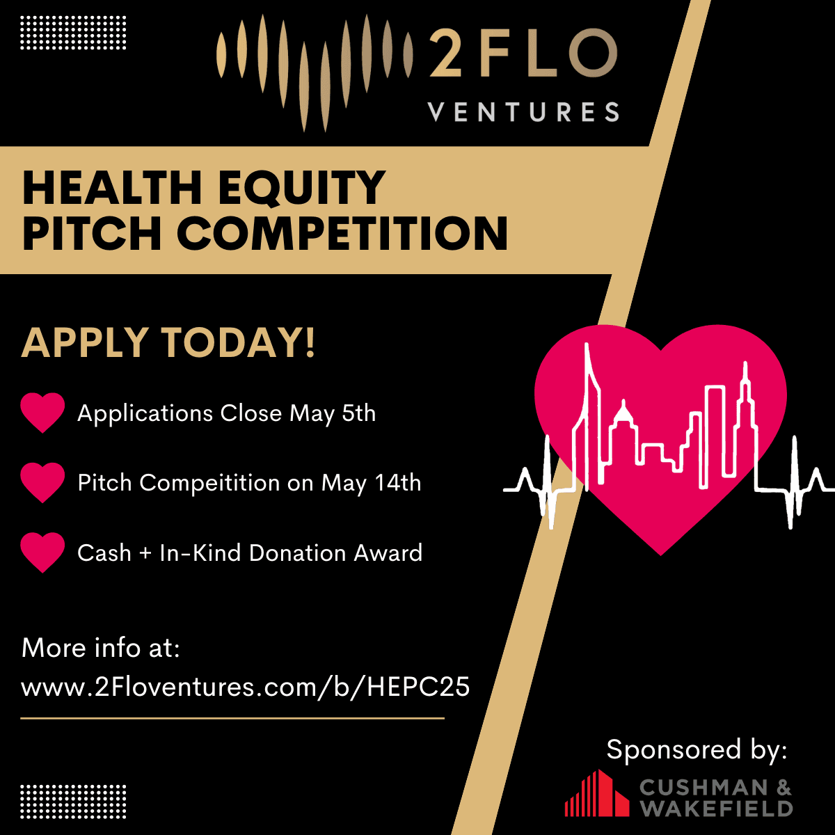 2Flo Ventures Health Equity Pitch Competition 2025